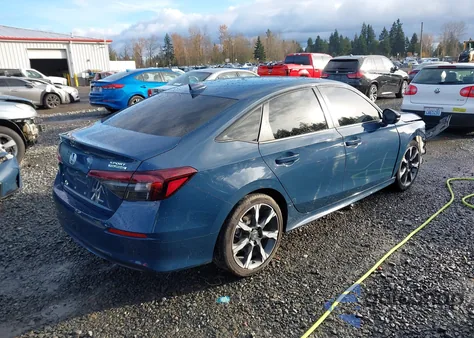 2025 Honda Civic Hybrid Sport/Sport Touring from USA, damaged, VIN 2HGFE4F89SH338027